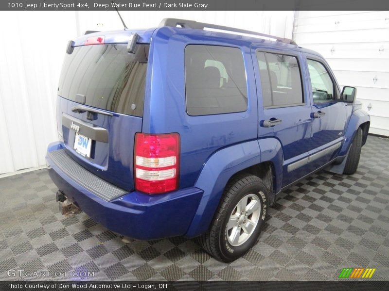 Deep Water Blue Pearl / Dark Slate Gray 2010 Jeep Liberty Sport 4x4