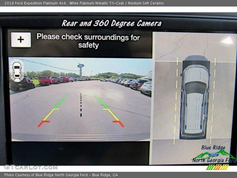 White Platinum Metallic Tri-Coat / Medium Soft Ceramic 2019 Ford Expedition Platinum 4x4