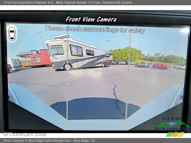 White Platinum Metallic Tri-Coat / Medium Soft Ceramic 2019 Ford Expedition Platinum 4x4