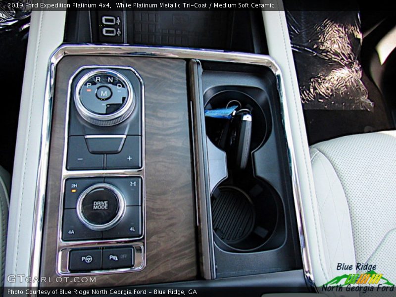 White Platinum Metallic Tri-Coat / Medium Soft Ceramic 2019 Ford Expedition Platinum 4x4