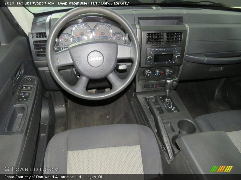 Deep Water Blue Pearl / Dark Slate Gray 2010 Jeep Liberty Sport 4x4