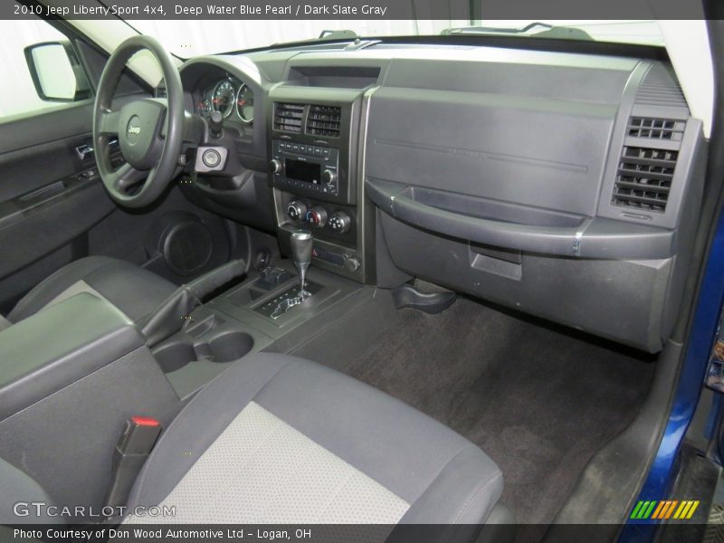 Deep Water Blue Pearl / Dark Slate Gray 2010 Jeep Liberty Sport 4x4