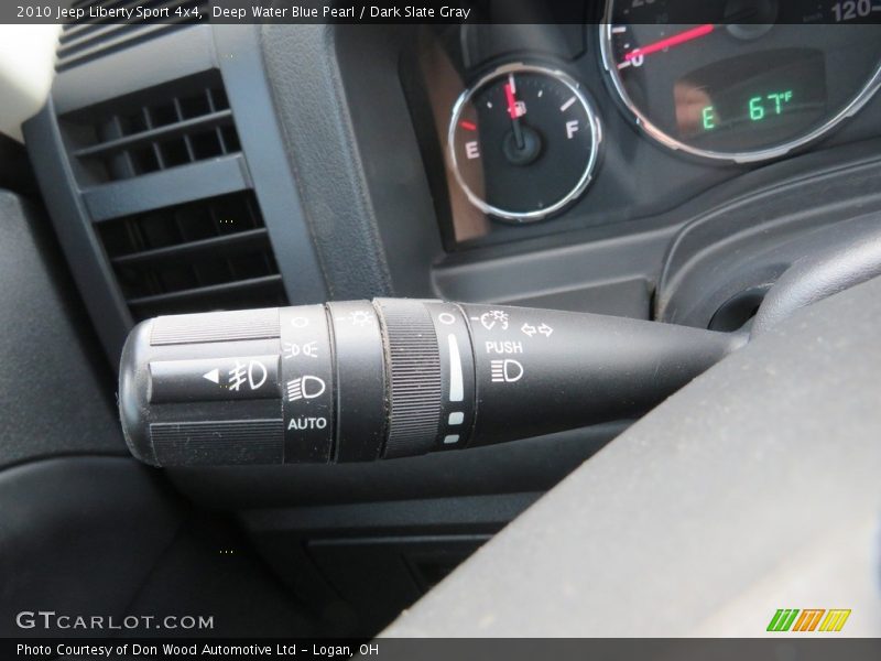 Deep Water Blue Pearl / Dark Slate Gray 2010 Jeep Liberty Sport 4x4