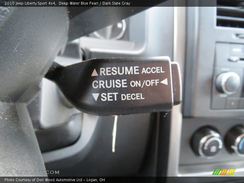 Deep Water Blue Pearl / Dark Slate Gray 2010 Jeep Liberty Sport 4x4