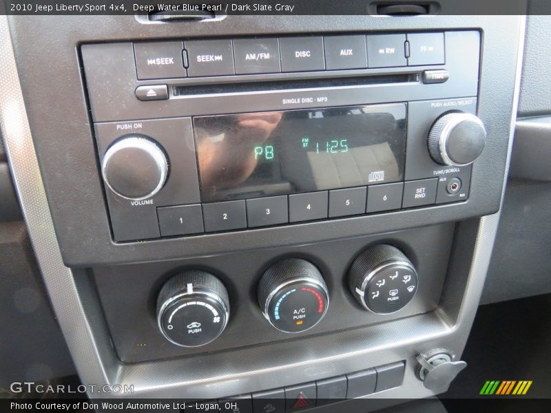 Deep Water Blue Pearl / Dark Slate Gray 2010 Jeep Liberty Sport 4x4