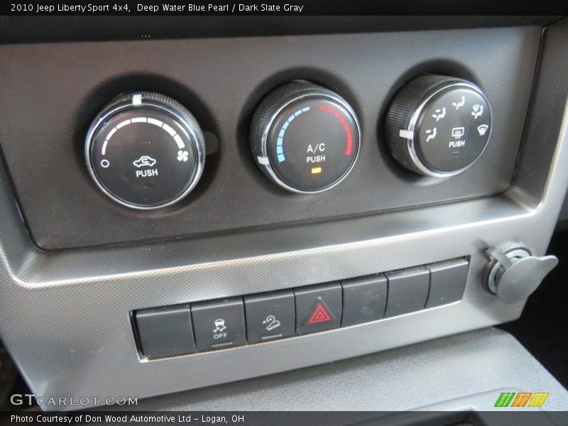 Deep Water Blue Pearl / Dark Slate Gray 2010 Jeep Liberty Sport 4x4