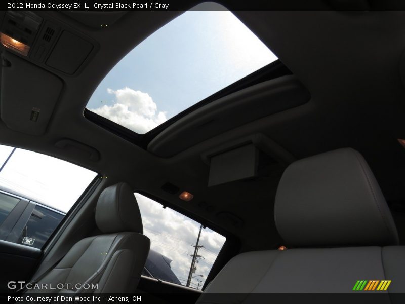 Crystal Black Pearl / Gray 2012 Honda Odyssey EX-L