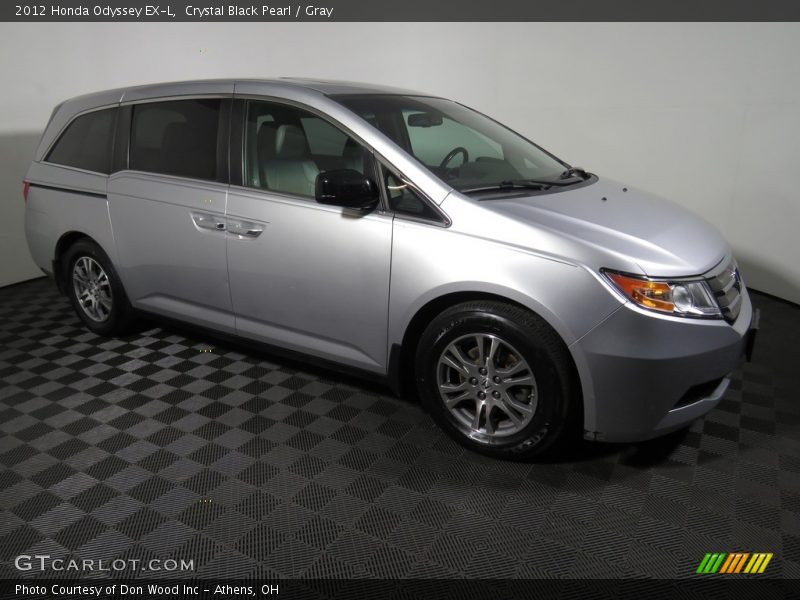Crystal Black Pearl / Gray 2012 Honda Odyssey EX-L