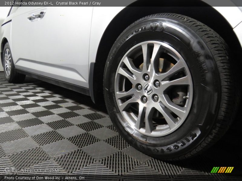 Crystal Black Pearl / Gray 2012 Honda Odyssey EX-L