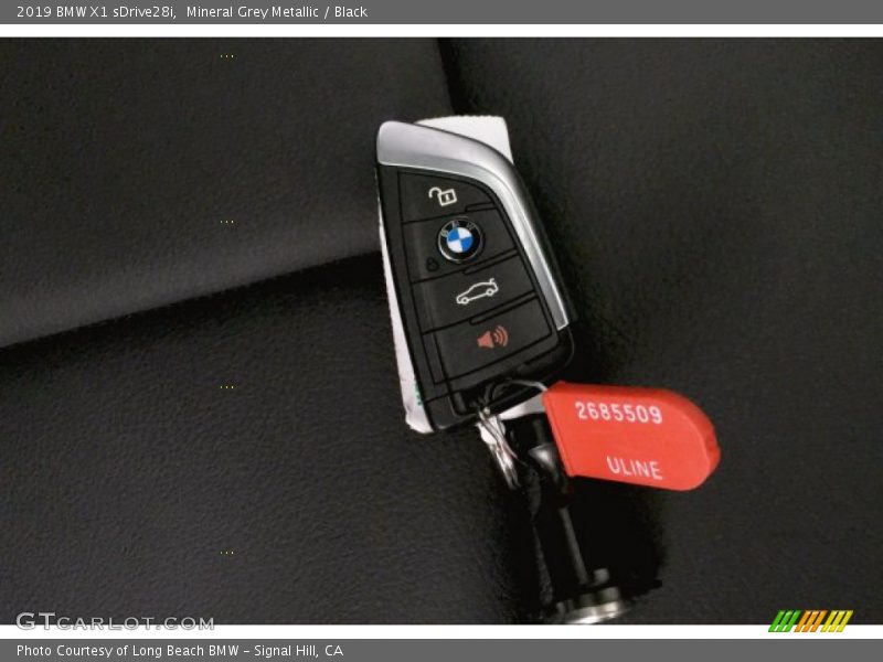 Mineral Grey Metallic / Black 2019 BMW X1 sDrive28i
