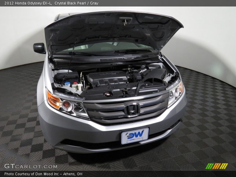 Crystal Black Pearl / Gray 2012 Honda Odyssey EX-L