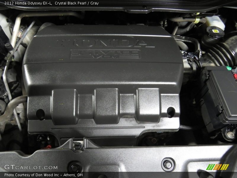 Crystal Black Pearl / Gray 2012 Honda Odyssey EX-L