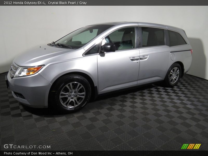 Crystal Black Pearl / Gray 2012 Honda Odyssey EX-L