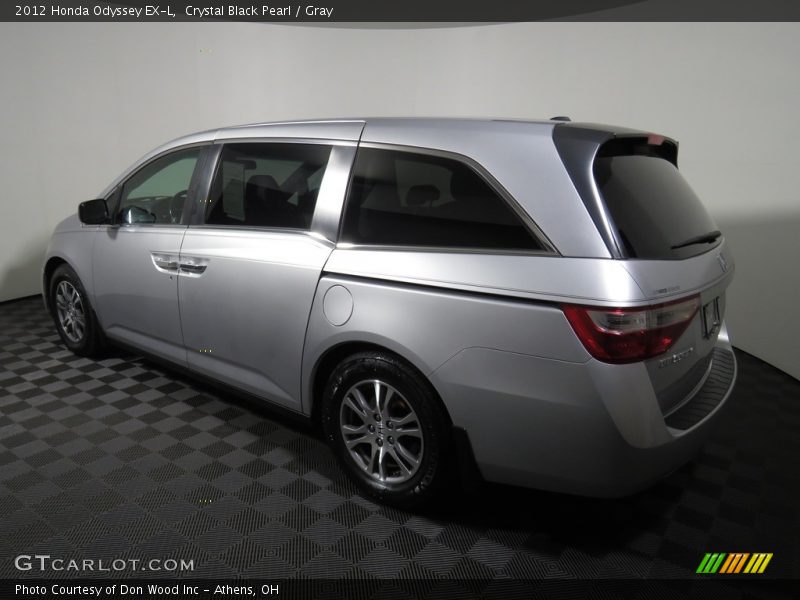 Crystal Black Pearl / Gray 2012 Honda Odyssey EX-L