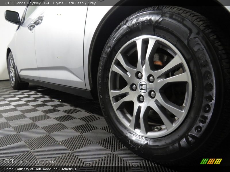 Crystal Black Pearl / Gray 2012 Honda Odyssey EX-L