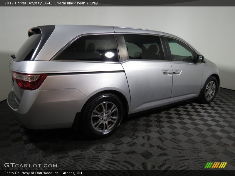 Crystal Black Pearl / Gray 2012 Honda Odyssey EX-L