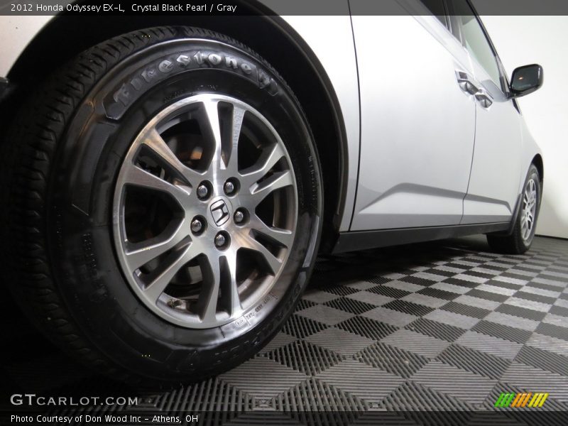 Crystal Black Pearl / Gray 2012 Honda Odyssey EX-L