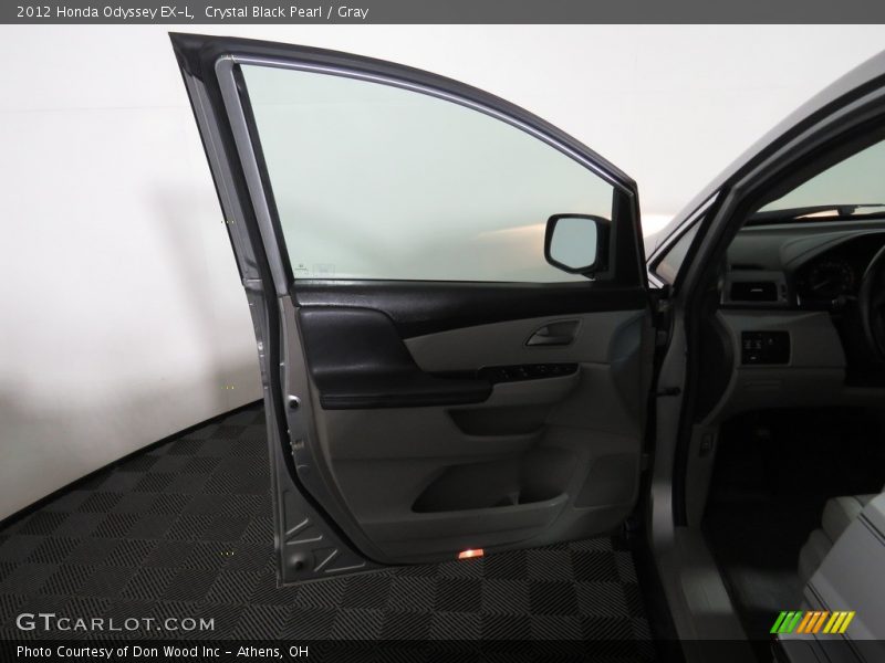 Crystal Black Pearl / Gray 2012 Honda Odyssey EX-L