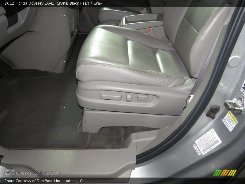 Crystal Black Pearl / Gray 2012 Honda Odyssey EX-L