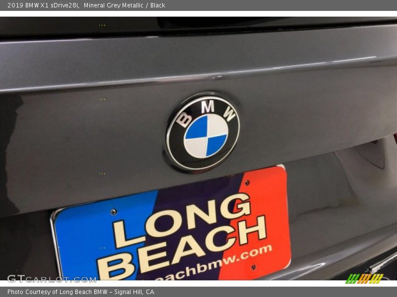 Mineral Grey Metallic / Black 2019 BMW X1 sDrive28i