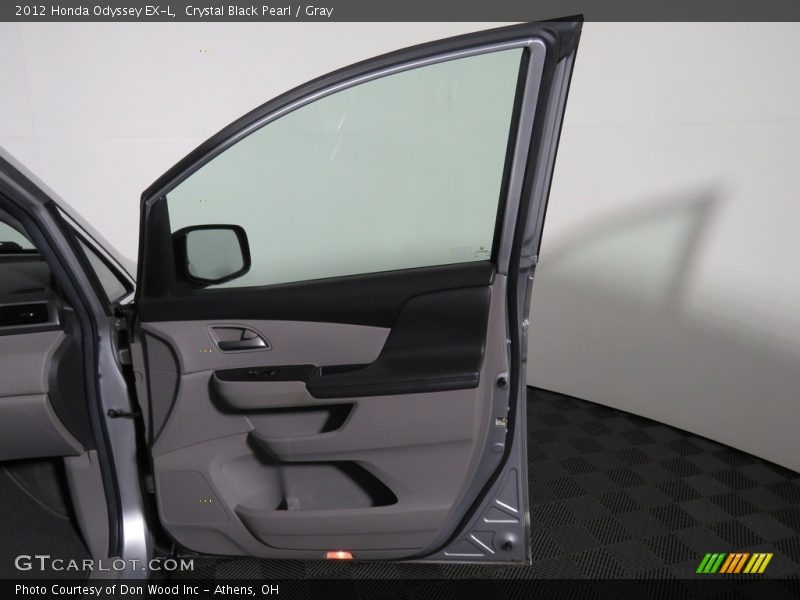 Crystal Black Pearl / Gray 2012 Honda Odyssey EX-L