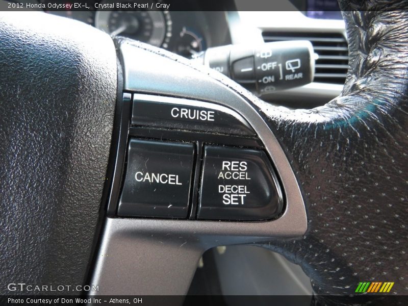 Crystal Black Pearl / Gray 2012 Honda Odyssey EX-L