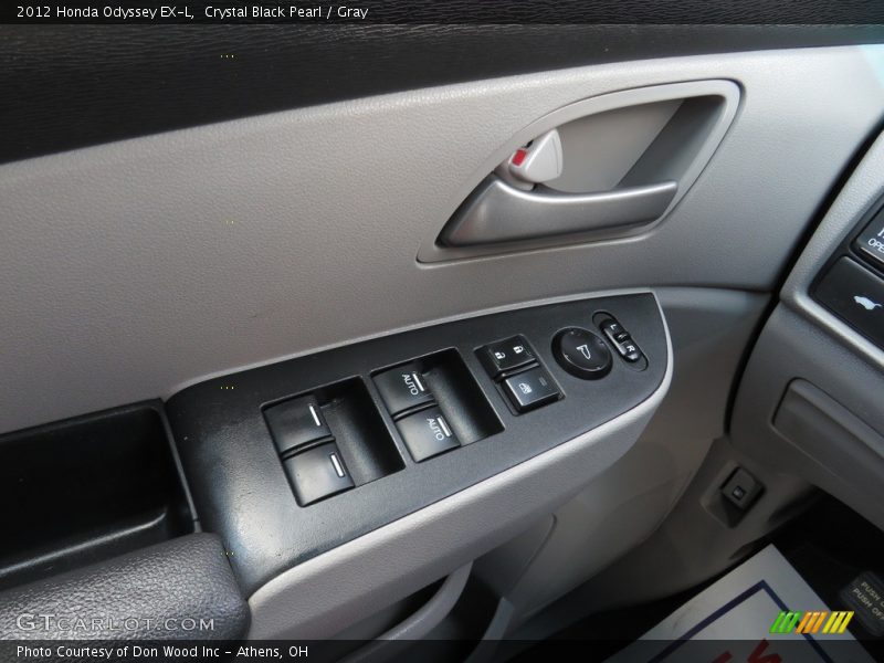 Crystal Black Pearl / Gray 2012 Honda Odyssey EX-L