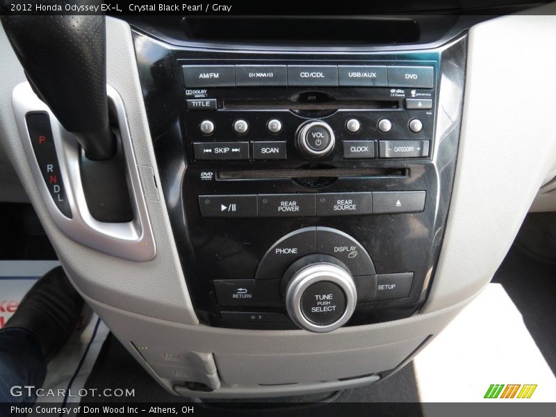 Crystal Black Pearl / Gray 2012 Honda Odyssey EX-L