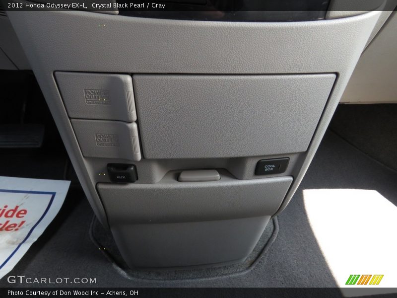 Crystal Black Pearl / Gray 2012 Honda Odyssey EX-L