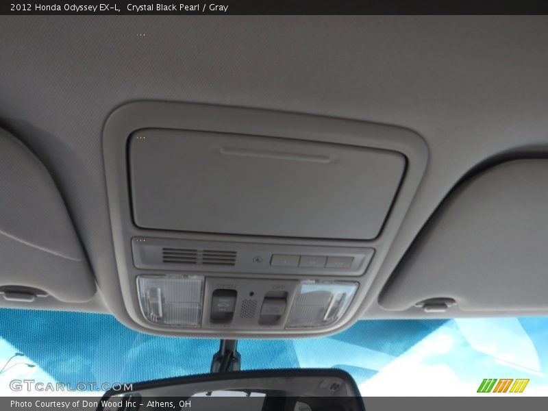 Crystal Black Pearl / Gray 2012 Honda Odyssey EX-L