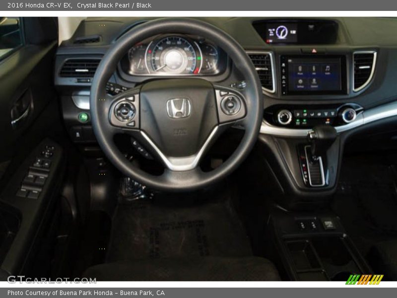 Crystal Black Pearl / Black 2016 Honda CR-V EX