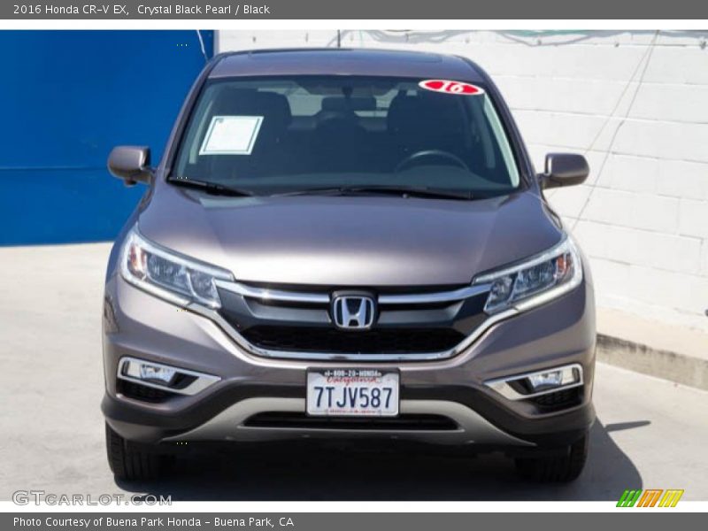 Crystal Black Pearl / Black 2016 Honda CR-V EX