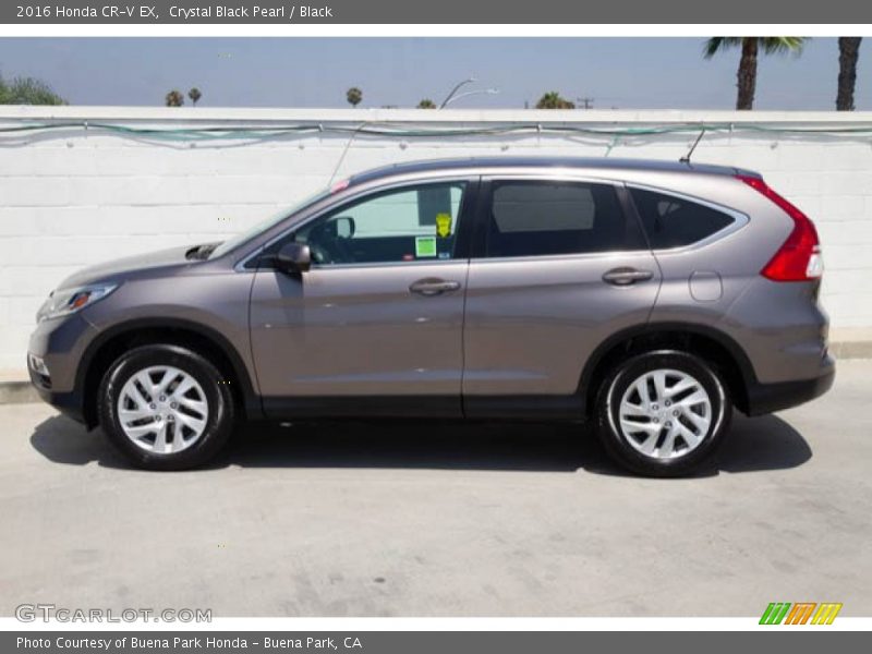 Crystal Black Pearl / Black 2016 Honda CR-V EX