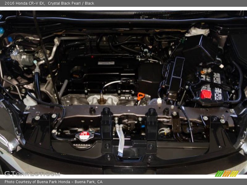 Crystal Black Pearl / Black 2016 Honda CR-V EX