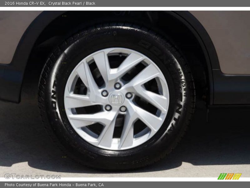 Crystal Black Pearl / Black 2016 Honda CR-V EX