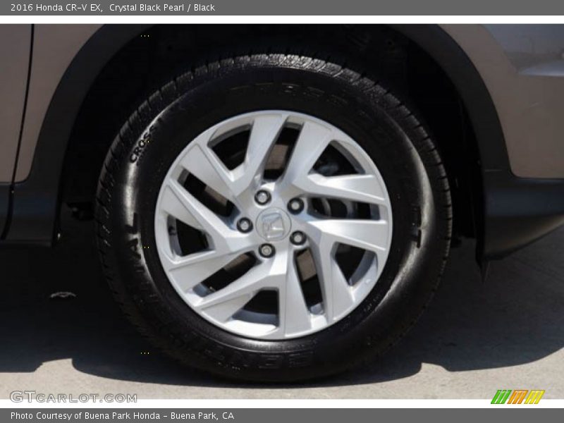 Crystal Black Pearl / Black 2016 Honda CR-V EX