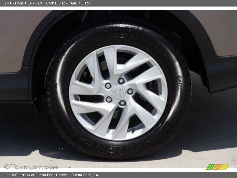 Crystal Black Pearl / Black 2016 Honda CR-V EX