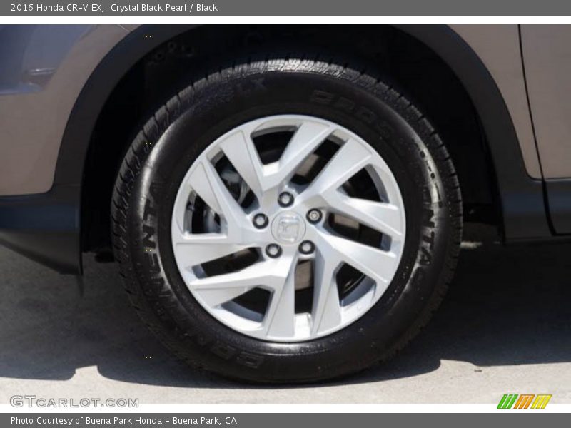 Crystal Black Pearl / Black 2016 Honda CR-V EX