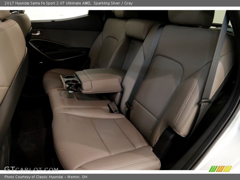 Sparkling Silver / Gray 2017 Hyundai Santa Fe Sport 2.0T Ulitimate AWD