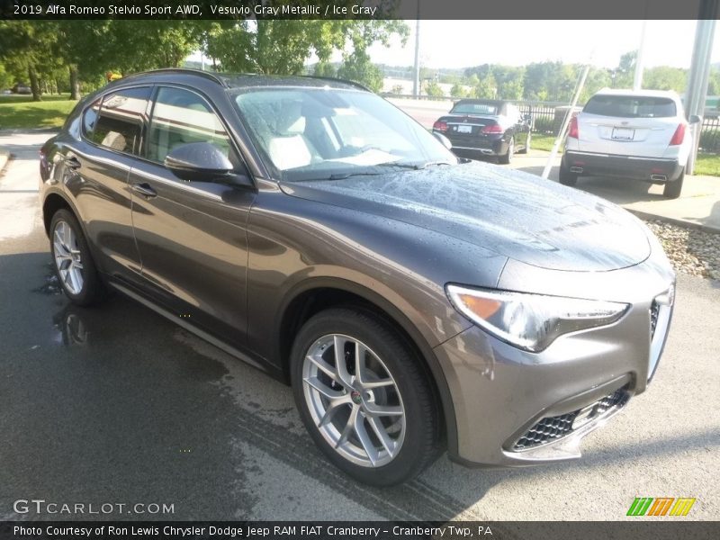 Front 3/4 View of 2019 Stelvio Sport AWD