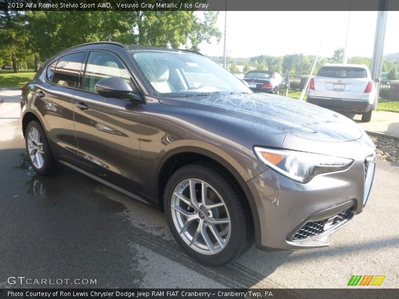  2019 Stelvio Sport AWD Vesuvio Gray Metallic