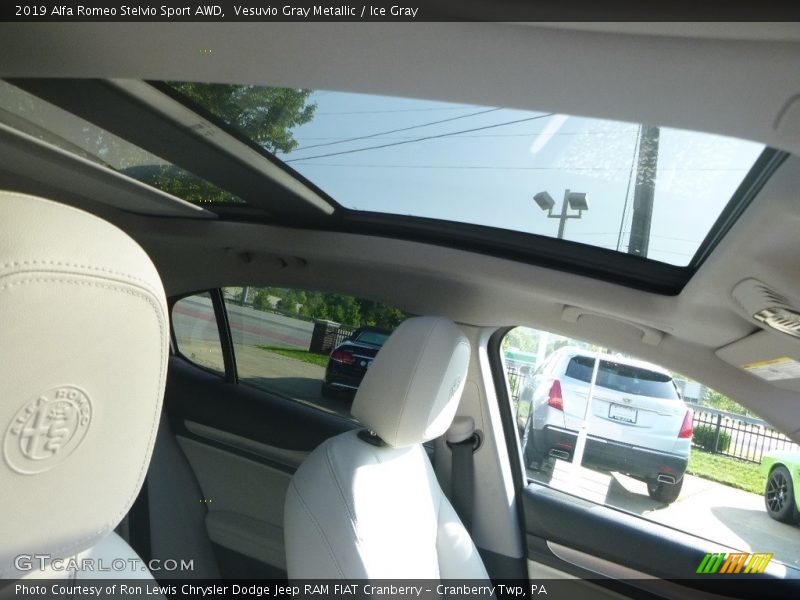 Sunroof of 2019 Stelvio Sport AWD