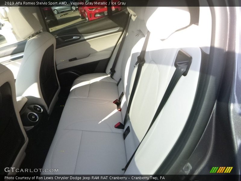 Rear Seat of 2019 Stelvio Sport AWD