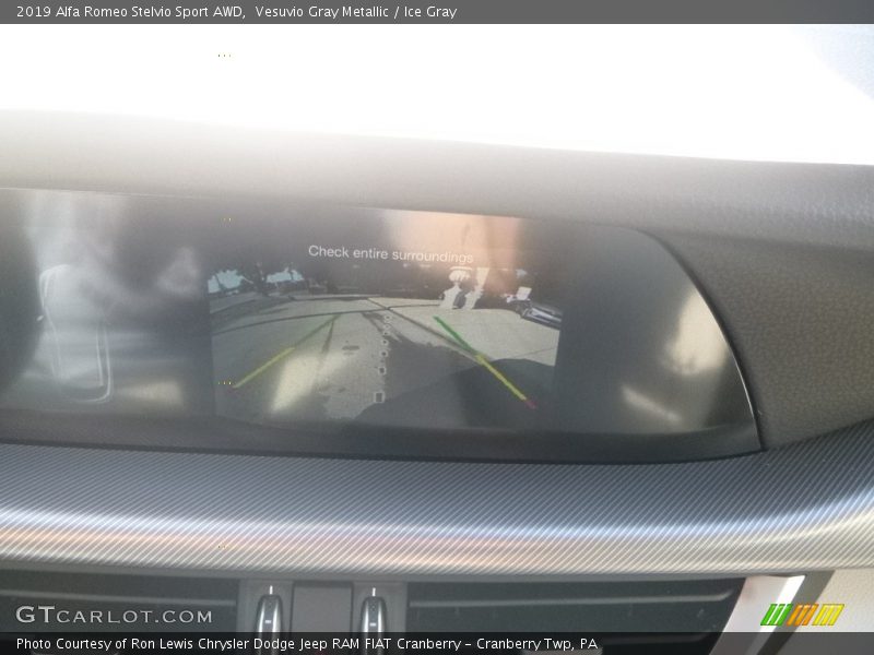 Vesuvio Gray Metallic / Ice Gray 2019 Alfa Romeo Stelvio Sport AWD
