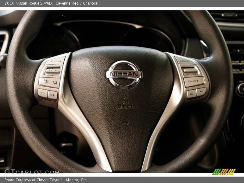 Cayenne Red / Charcoal 2016 Nissan Rogue S AWD