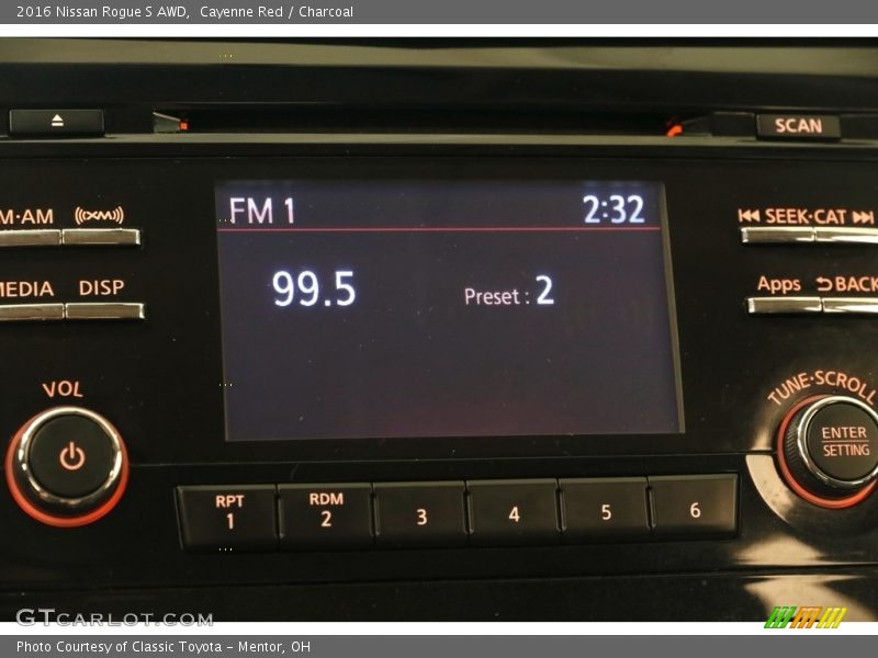 Cayenne Red / Charcoal 2016 Nissan Rogue S AWD