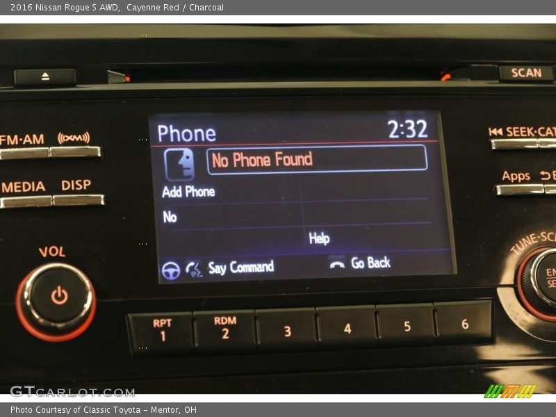 Cayenne Red / Charcoal 2016 Nissan Rogue S AWD