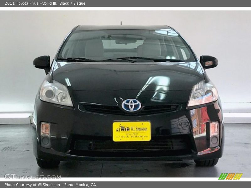 Black / Bisque 2011 Toyota Prius Hybrid III