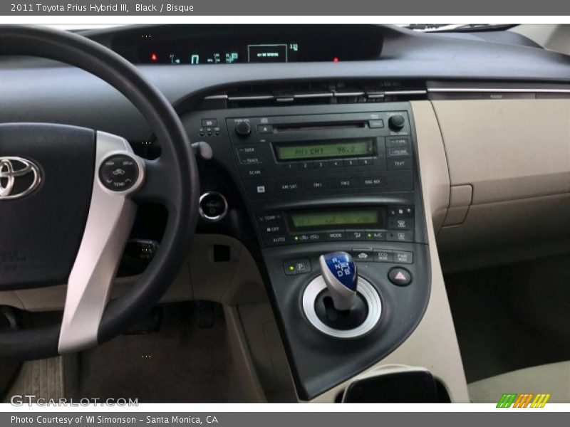 Black / Bisque 2011 Toyota Prius Hybrid III