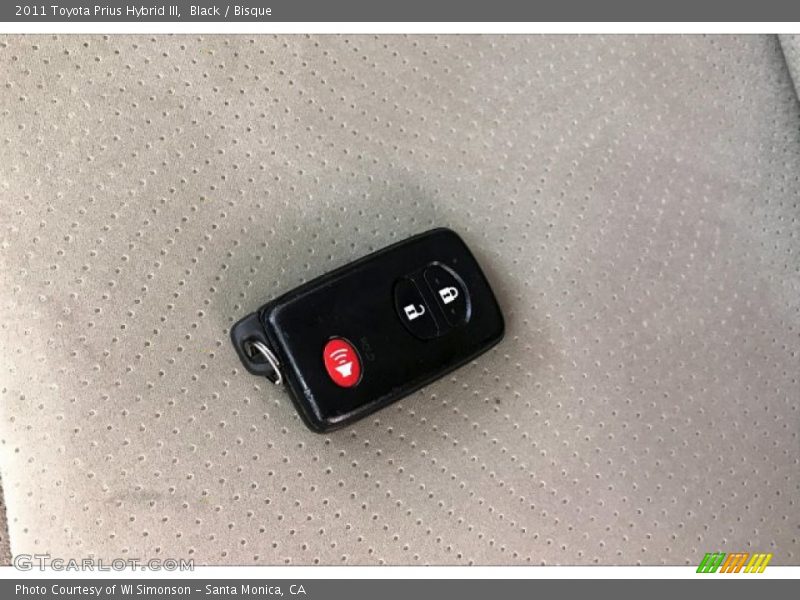 Black / Bisque 2011 Toyota Prius Hybrid III